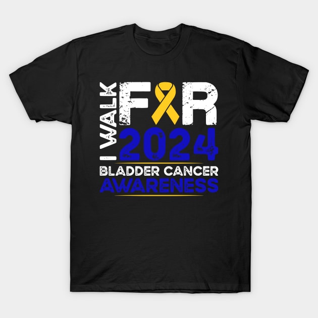 Bladder Cancer Awareness Walk 2024 T-Shirt by mcoshop